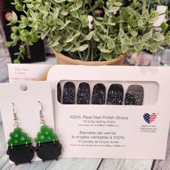 Rare Retired Color Street Set- Halloween set, Black Widow - Picture 1 of 4